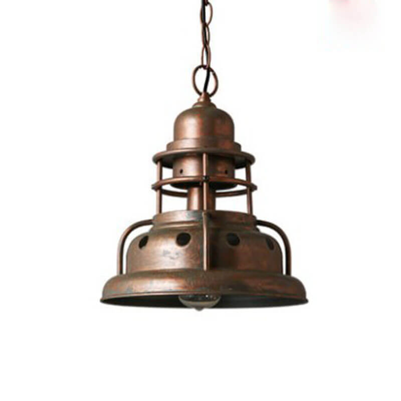 Industrial Truncated Shade 1-light Dome Pendant Light