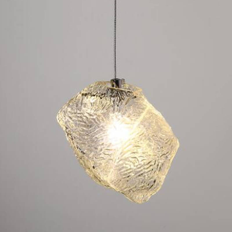 Nordic Creative Ice Cube Glass 1-Light Pendant Light