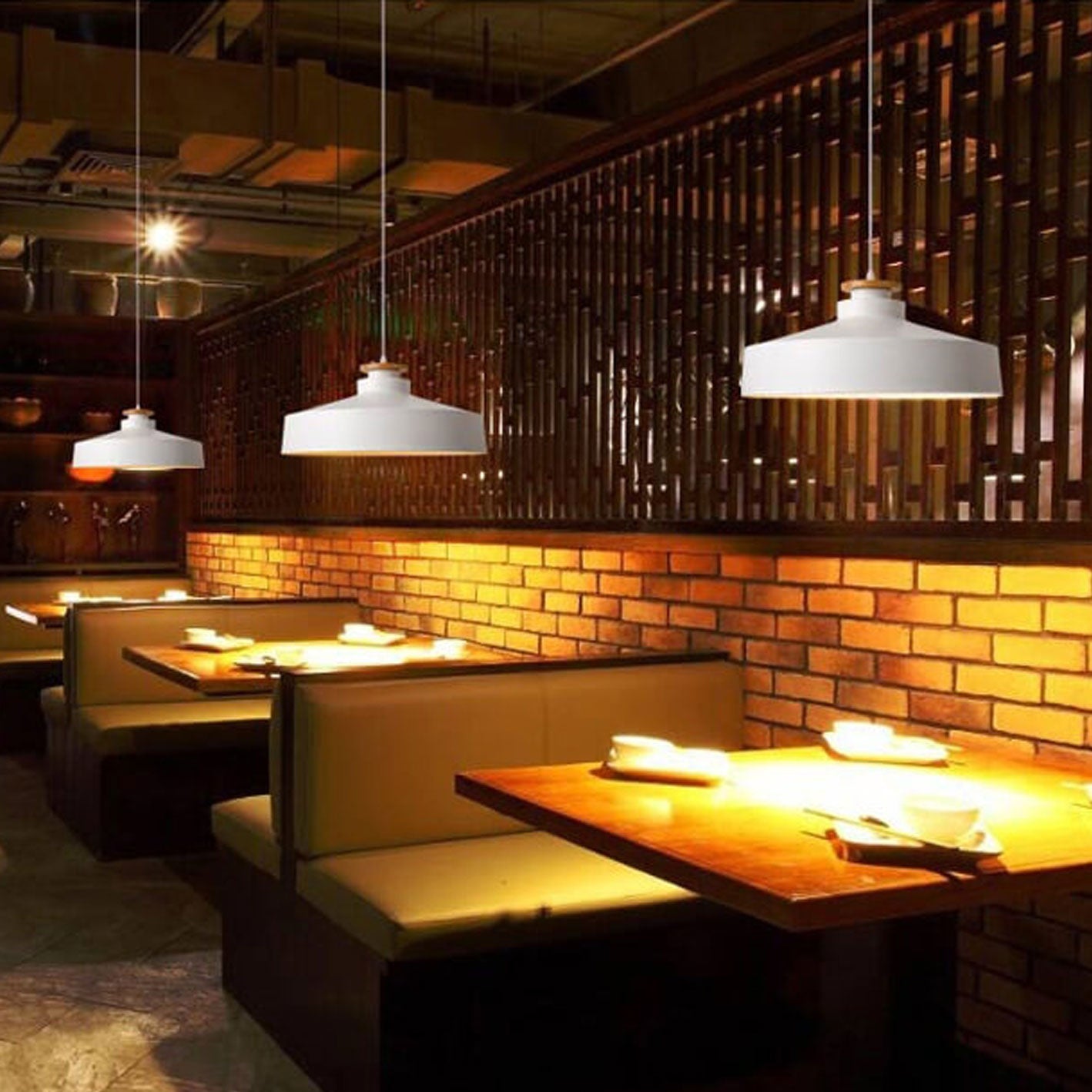 Nordic Industrial Iron Pot Lid Design 1-Light Pendant Light