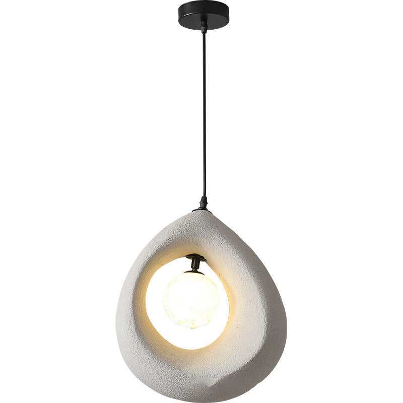 Modern Art Deco Fully Polystyrene 1 - Light Pendant Light For Dining Room