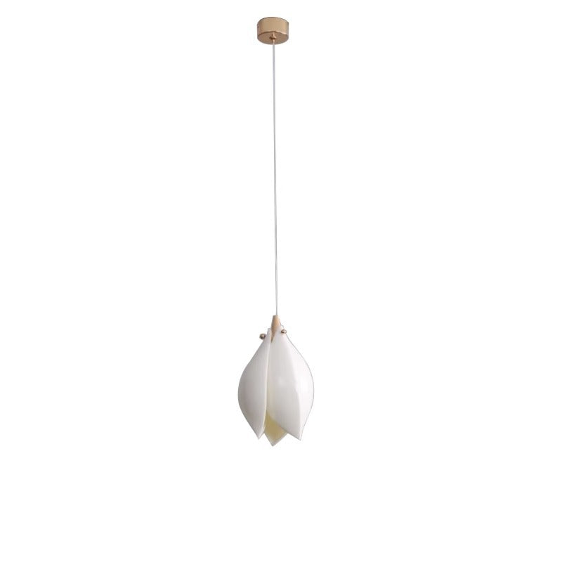 Traditional Chinese Flower Iron Ceramic 1-Light Pendant Light For Living Room
