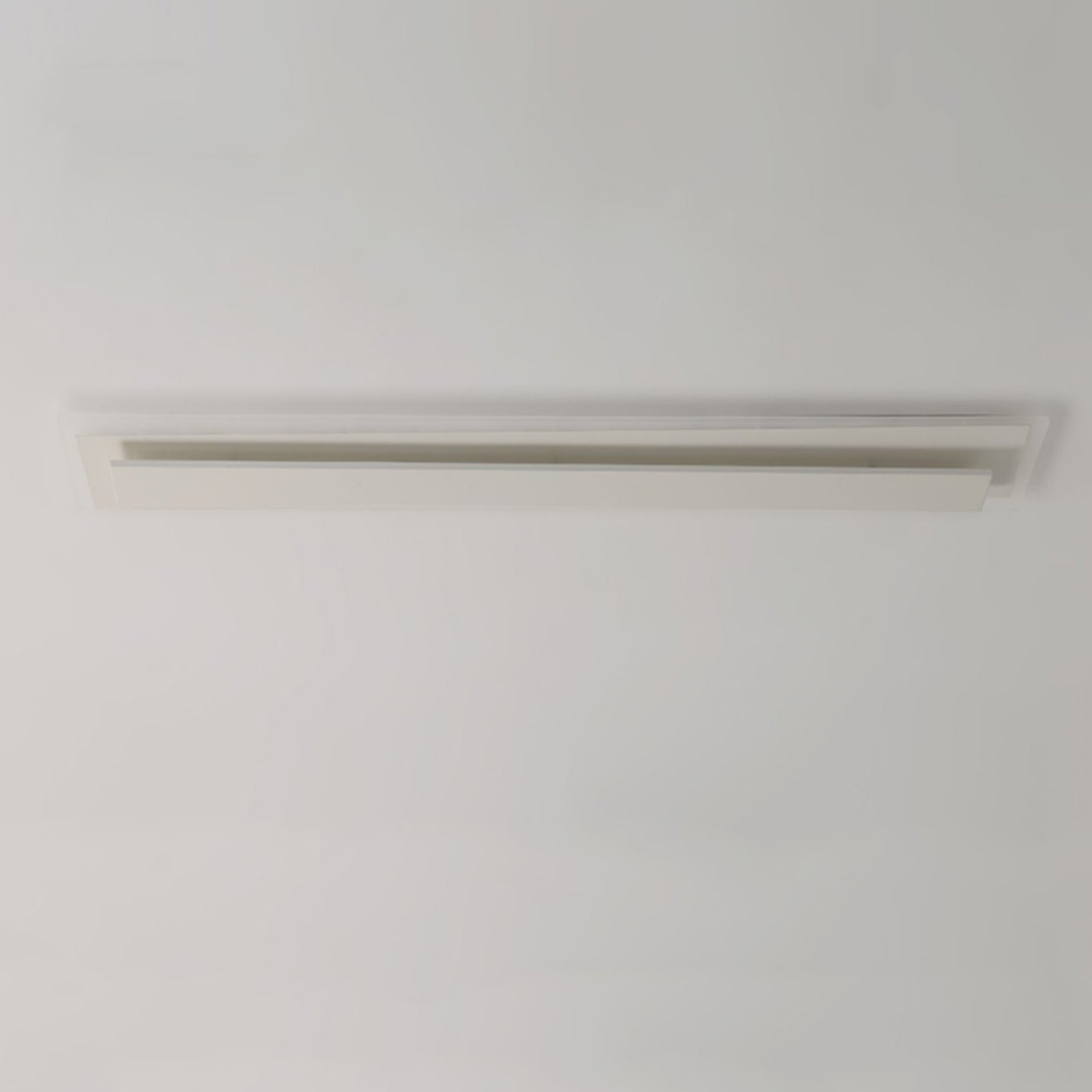 Contemporary Nordic Aluminum Acrylic Straight Line LED Flush Mount Ceiling Light For Bedroom