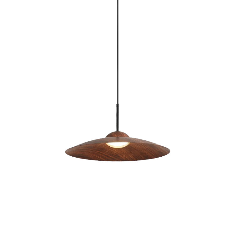 Contemporary Nordic Disc Round Glass Iron LED Pendant Light For Living Room