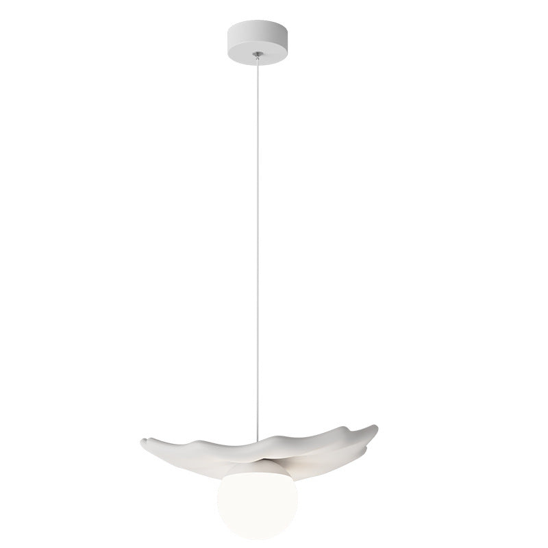 Contemporary Creative Irregular Shape Orb Silicone Resin Iron LED Pendant Light For Living Room