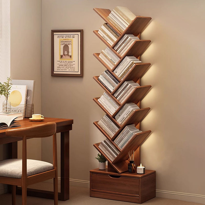 Contemporary Creative Rectangular Eco-Friendly Board 6/8/10/12 Tier Bookshelves For Home Office DFM-F