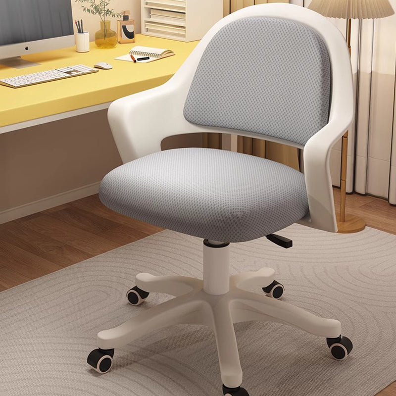 Modern Minimalist Rectangular Nylon Steel Soft PU Latex Mesh Fabric Desk Chair Backrest Armrest For Home Office DFM-F
