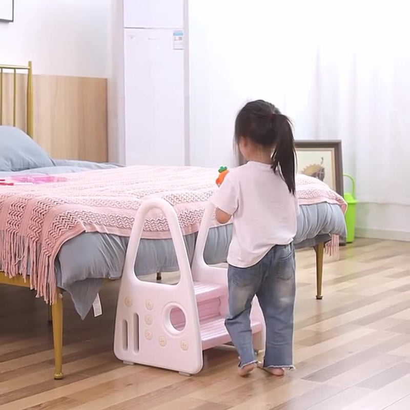 Lumendat Contemporary Scandinavian High Density Polyethylene Kids Step Stool 2/3-Step For Living Room Lumendat