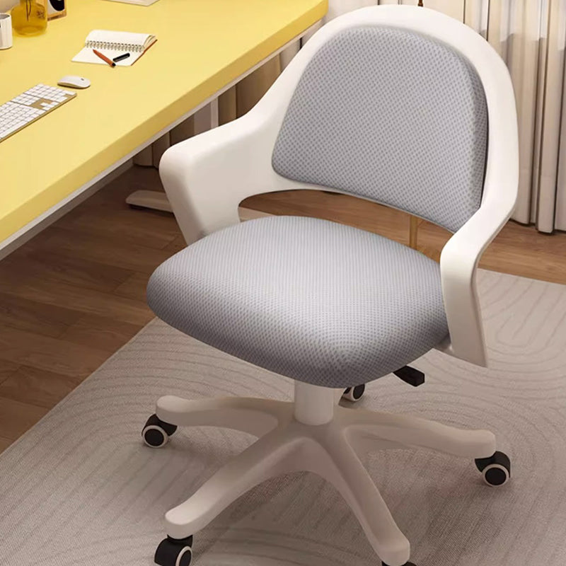 Modern Minimalist Rectangular Nylon Steel Soft PU Latex Mesh Fabric Desk Chair Backrest Armrest For Home Office DFM-F