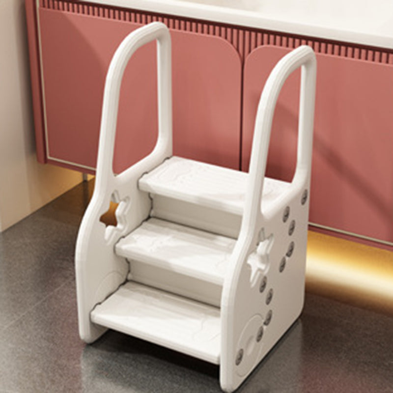 Lumendat Contemporary Scandinavian High Density Polyethylene Kids Step Stool 2/3-Step For Living Room Lumendat