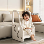 Lumendat Contemporary Scandinavian High Density Polyethylene Kids Step Stool 2/3-Step For Living Room Lumendat