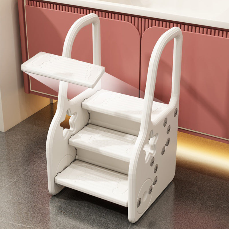 Lumendat Contemporary Scandinavian High Density Polyethylene Kids Step Stool 2/3-Step For Living Room Lumendat