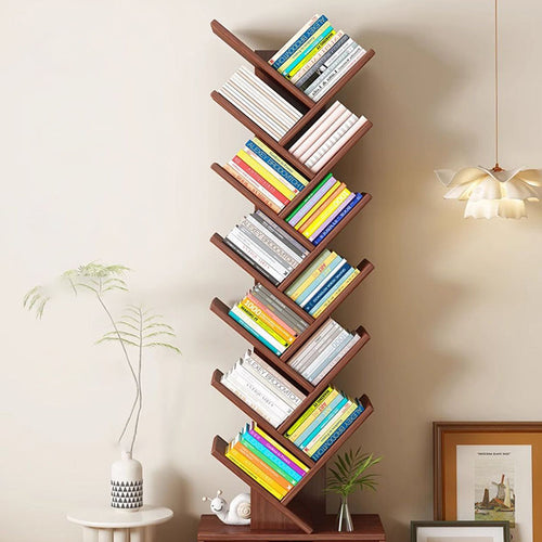 Contemporary Creative Rectangular Eco-Friendly Board 6/8/10/12 Tier Bookshelves For Home Office
