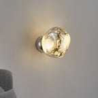 Modern Art Deco Lava Ball Acrylic Hardware LED Wall Sconce Lamp For Living Room