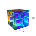 Nordic Creative Stereo Rubik's Cube LED Night Light Touch Switch Table Lamp Lumendat