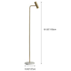 Industrial Iron Simple Lamp Base Adjustable LED Standing Floor Lamp Lumendat