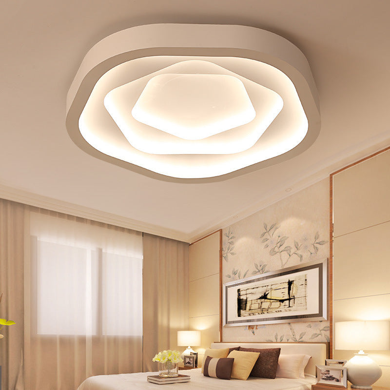 Modern Romantic Rose Shape LED Flush Mount Light Ceiling Light