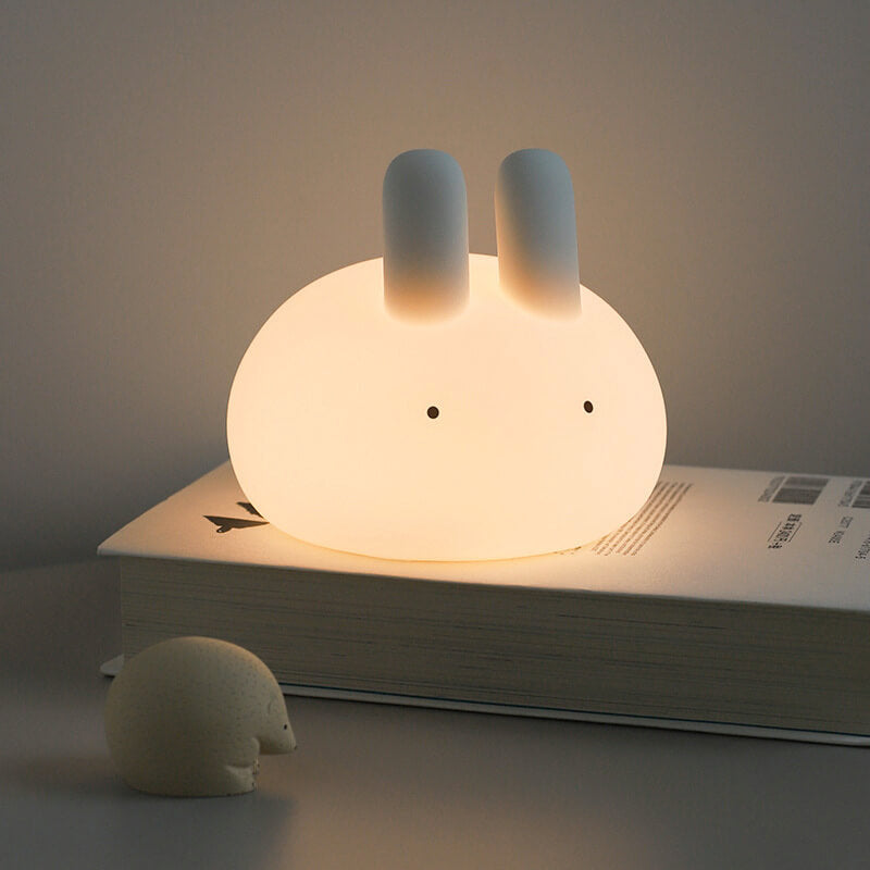 Lumendat Creative Cartoon Bunny Silicone LED Pat Night Light Table Lamp Lumendat