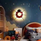 Lumendat Contemporary Creative Cartoon Beetle Acrylic LED Kids Wall Sconce Lamp For Bedroom Lumendat