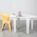 Lumendat Modern Minimalist Plastic Cloud Design Four Legs Kids Table For Living Room Lumendat