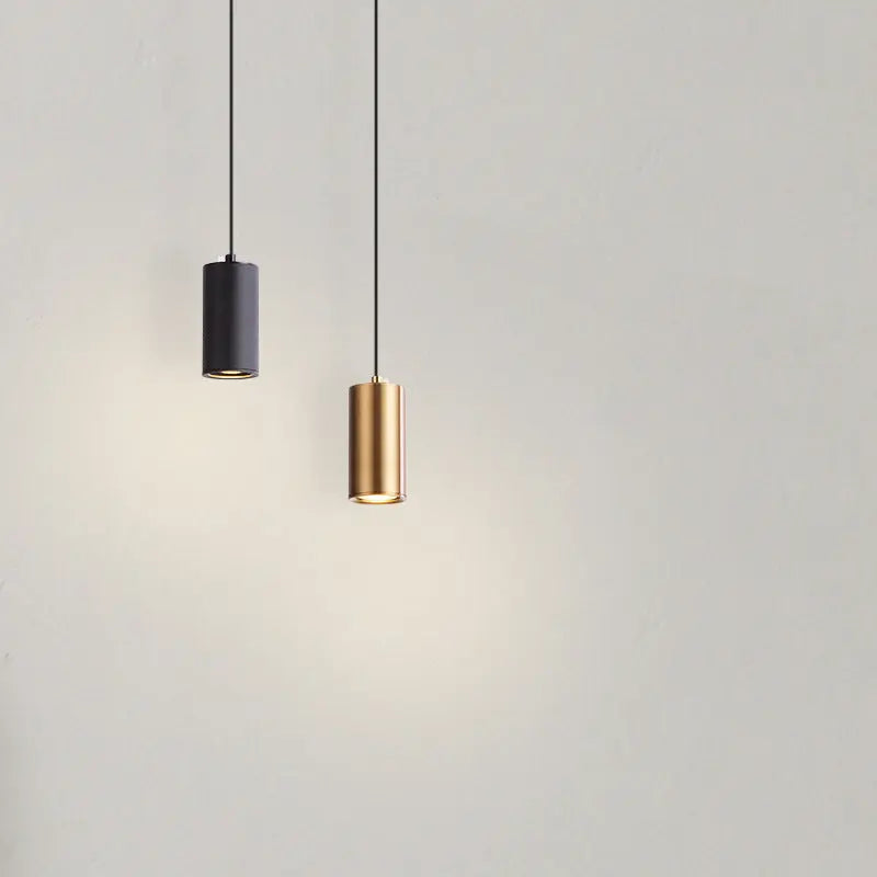 Nordic Minimalist Column Iron Mini 1-light Pendant Light Lumendat