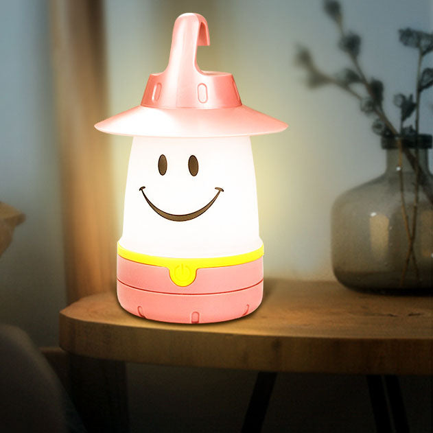 Creative Smiley Lantern Outdoor Camping LED Decorative Table Lamp Lumendat