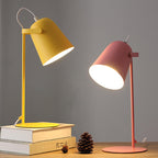 Nordic Macaron Color Creative Iron Bucket Design 1-Light Table Lamp Lumendat