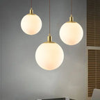 Nordic Minimalist White Orb 1-light Pendant Light Lumendat