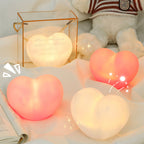 Contemporary Creative Rubber Coating Heart LED Night Light Table Lamp For Bedroom Lumendat
