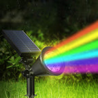 Solar Waterproof ABS Rotatable LED Outdoor Lawn Insert Landscape Light Lumendat