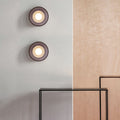 Nordic Vintage Round Hardware Glass LED Wall Sconce Lamp