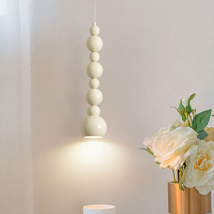 Creative Cream Style Iron Gourd Skewers 4/8-light Chandelier BulbSquare