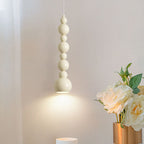 Creative Cream Style Iron Gourd Skewers 4/8-light Chandelier BulbSquare