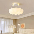 Lumendat Modern Simplicity Cream PE Cloud Pumpkin Shade Iron LED Kids Pendant Light For Bedroom Lumendat