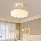 Lumendat Modern Simplicity Cream PE Cloud Pumpkin Shade Iron LED Kids Pendant Light For Bedroom Lumendat