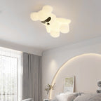 Lumendat Contemporary Creative Cartoon Animal Bear Acrylic Shape Iron LED Kids Flush Mount Ceiling Light For Bedroom Lumendat