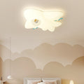 Lumendat Contemporary Creative PE Cartoon Aircraft LED Kids Flush Mount Ceiling Light For Living Room Lumendat