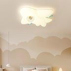 Lumendat Contemporary Creative PE Cartoon Aircraft LED Kids Flush Mount Ceiling Light For Living Room Lumendat