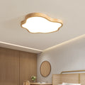 Japanese Minimalist Log Clouds Acrylic LED Flush Mount Ceiling Light