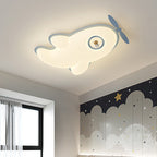 Lumendat Contemporary Nordic Kids Iron PE Plane LED Flush Mount Ceiling Light For Bedroom Lumendat