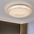 Light Luxury Round Acrylic Starlight LED Flush Mount Ceiling Light