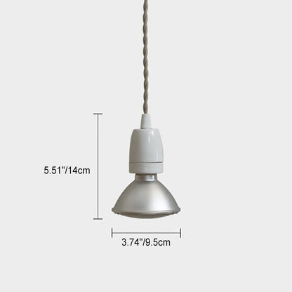 Contemporary Industrial Ceramic Cone 1-light Pendant Light for Living Room