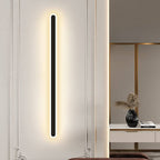 Modern Minimalist Long Bar Iron Acrylic LED Wall Sconce Lamp