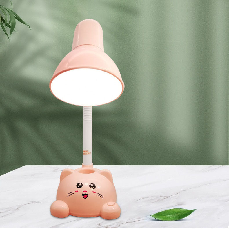Modern Cartoon Cat Student Eye Care LED Table Lamp Lumendat