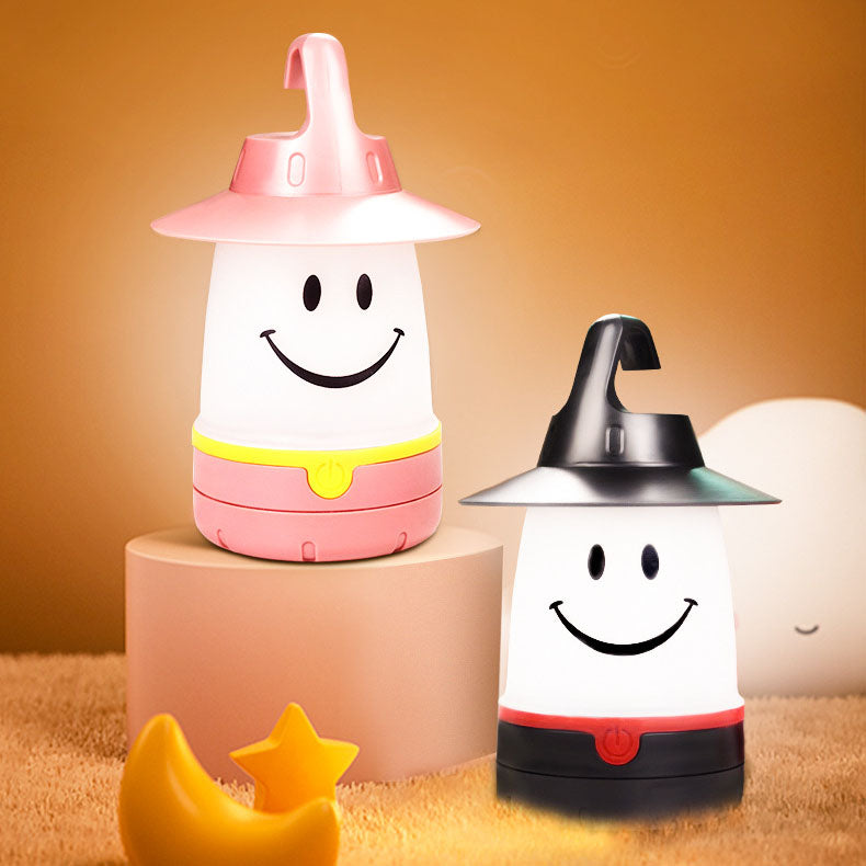 Creative Smiley Lantern Outdoor Camping LED Decorative Table Lamp Lumendat