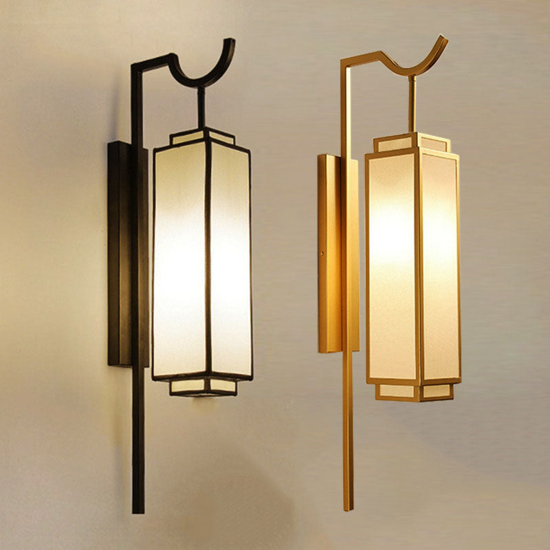Modern Light Luxury Vintage Iron Cloth 1-Light Wall Sconce Lamp Lumendat