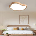 Japanese Modern Cloud Acrylic Log LED Flush Mount Ceiling Light BulbSquare