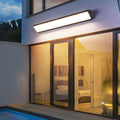 Contemporary Industrial Rectangular Aluminum PC Waterproof LED Wall Sconce Lamp For Outdoor Patio