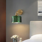 Nordic Minimalist Creative Brass Cylinder 1-Light Wall Sconce Lamp