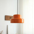 Contemporary Scandinavian Double Round Iron 1-light Pendant Light for Living Room BulbSquare