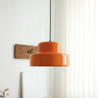 Contemporary Scandinavian Double Round Iron 1-light Pendant Light for Living Room BulbSquare
